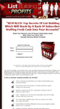 Mobile Screenshot of listbuildingprofits.opps4u.net
